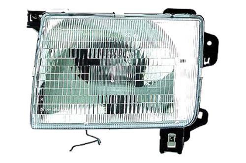 Replace ni2502121v - 98-00 nissan frontier front lh headlight assembly