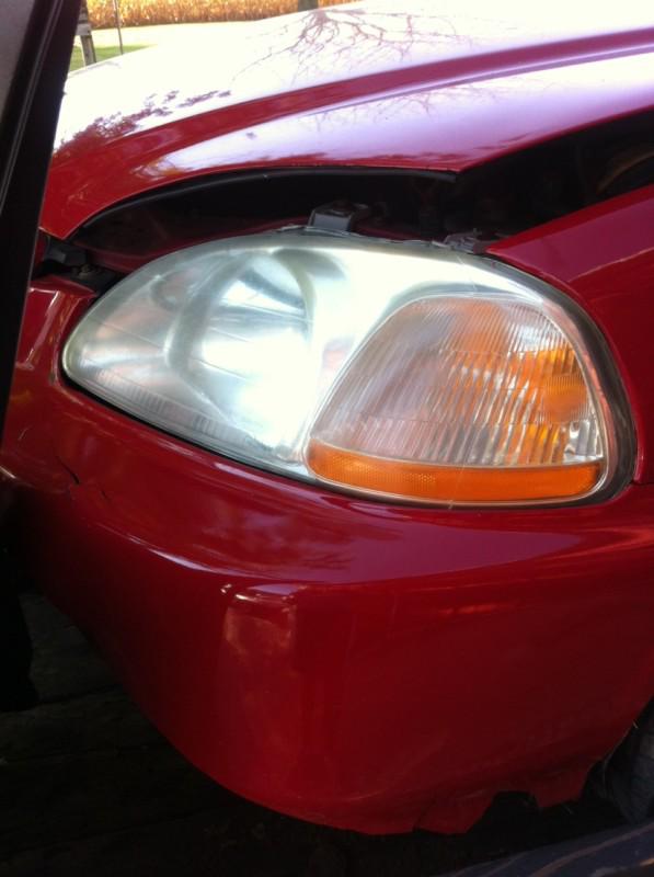 Honda head light assembly '97 lh left driver side 