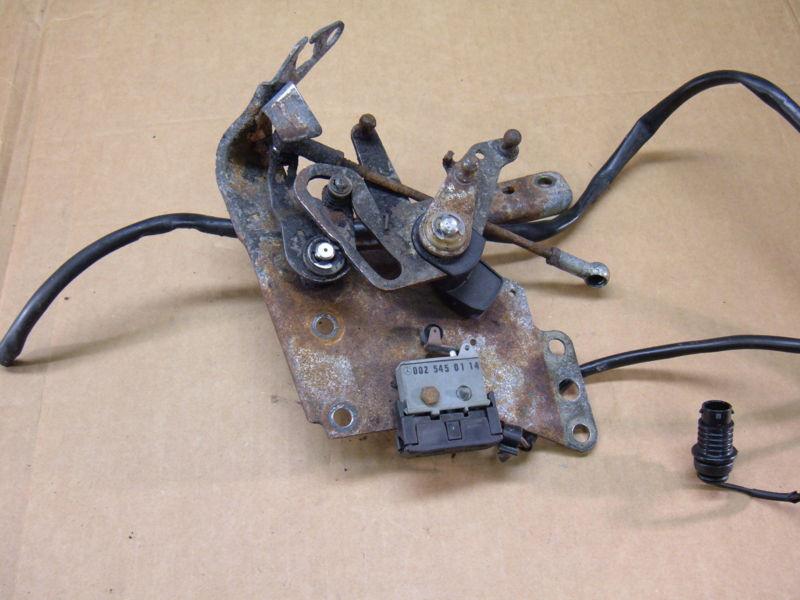 Mercedes w123 engine controls cruise bracket switch 300d 1984 1985 ca