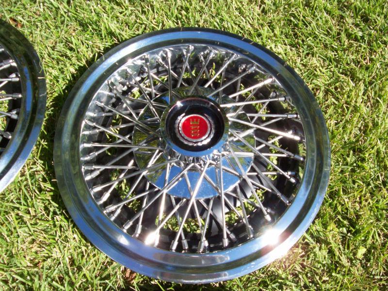 Find Ford Wire Wheel Hubcaps Brand New NOS Set Of Four in Middlebury