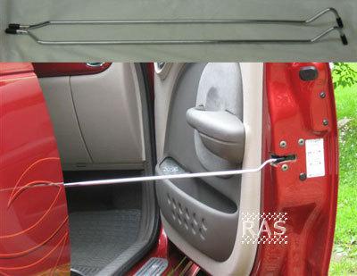 01-10 chrysler pt cruiser door retention rods 22" 
