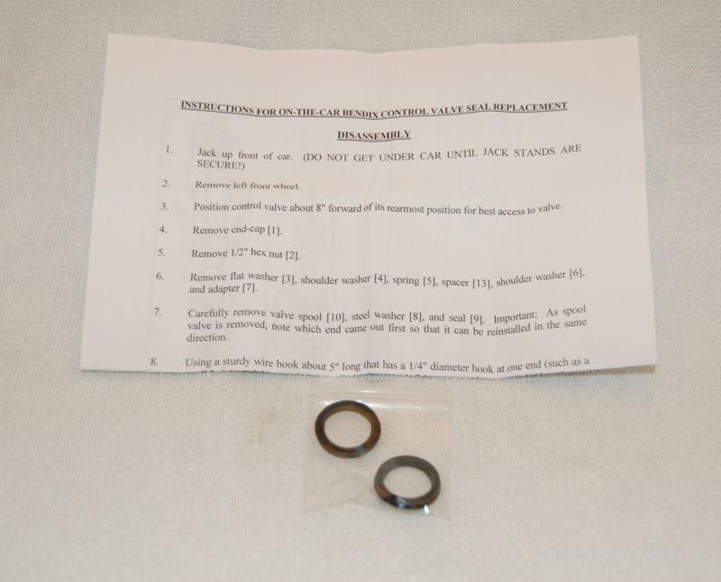 New studebaker & avanti power steering control valve repair kit 1958-85 #1545332