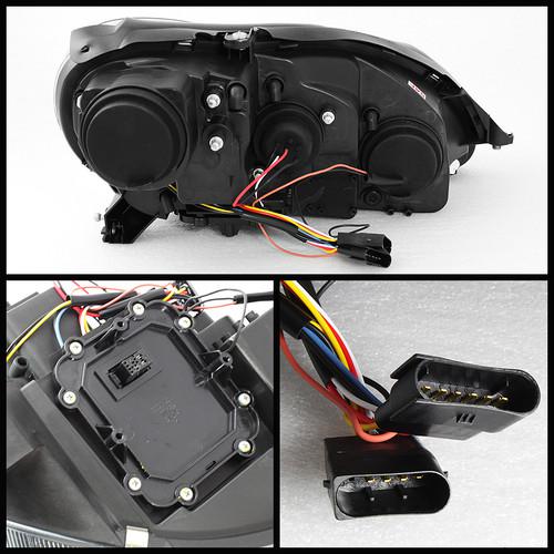 BLACK 03-06 MERCEDES W220 S-CLASS PROJECTOR HEADLIGHTS LEFT+RIGHT HID VERSION, US $278.99, image 2