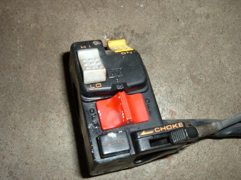 Find 1992 HONDA FOURTRAX TRX 300 ATV START SWITCH ASSEMBLY CHOKE LEVER