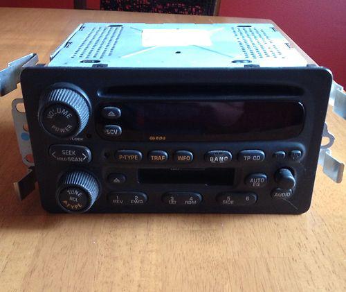 2001-2003 oldsmobile aurora cd casette oem stereo radio delco electronics