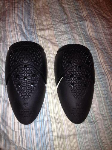 Large motorcycle armor pads; firstgear icon tecknic speed & strength