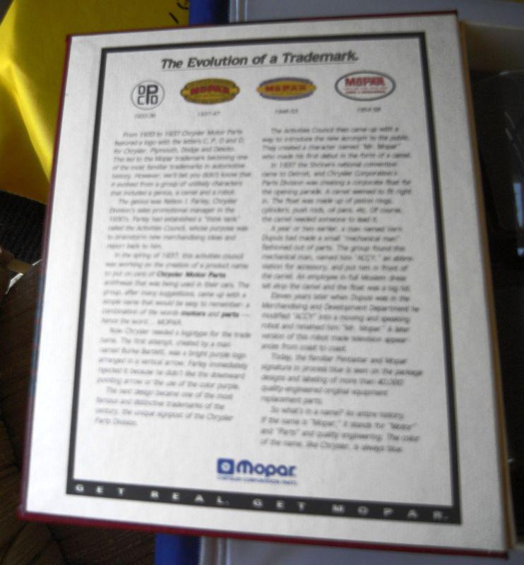 MOPAR MASTER PARTS AWARD 4 GLASSES LOGO'S 1933-36, 1937-47, 1948-53, 1954-58, US $74.99, image 2