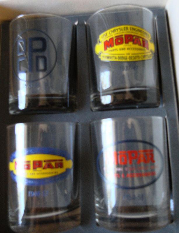 MOPAR MASTER PARTS AWARD 4 GLASSES LOGO'S 1933-36, 1937-47, 1948-53, 1954-58, US $74.99, image 3