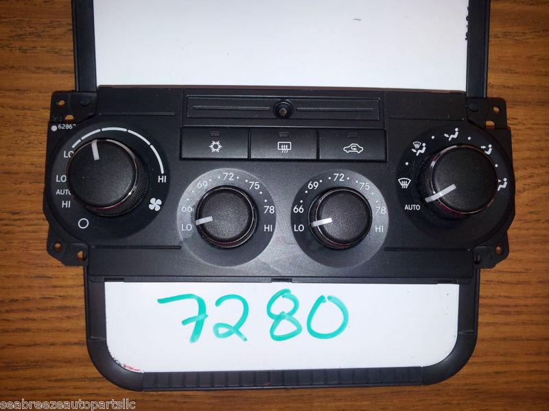05-07 jeep grand cherokee p55037980aa climate temperature control unit a/c heat