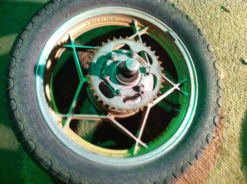Suzuki gn 400 rear star wheel with brake