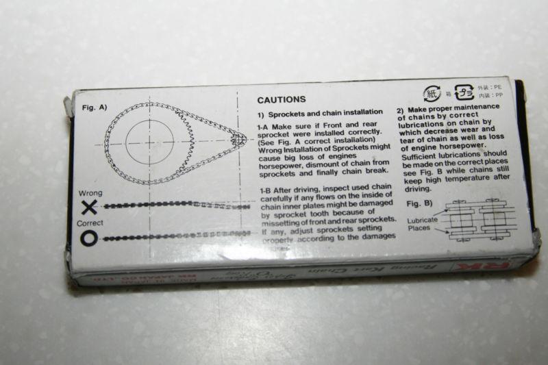 RK Takasago Chain BB219KRO-108L (BLUE) Kart Racing Super Endurance