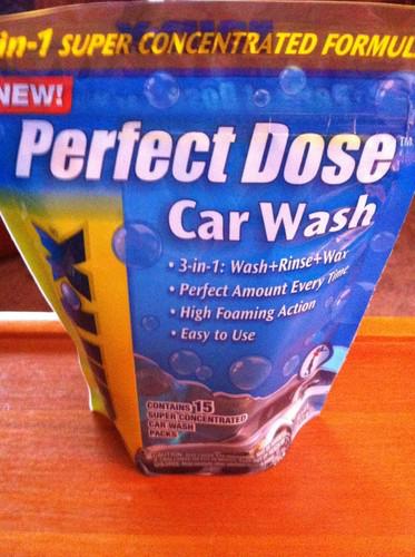 New perfect dose car wash 3-in-1 super concentrated formula