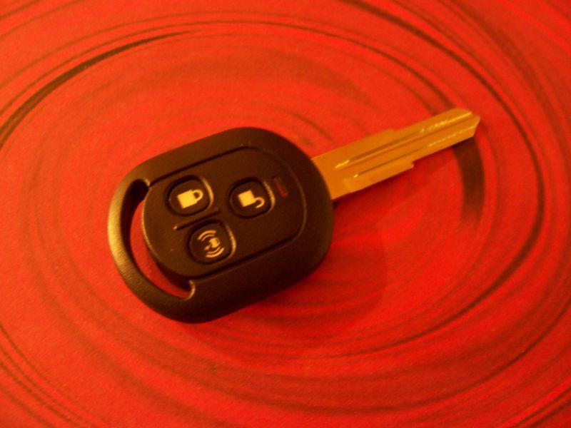 Uncut keyless remote 2010 2011 chevy chevrolet aveo rk960nat fcc id: vqqrk960nat