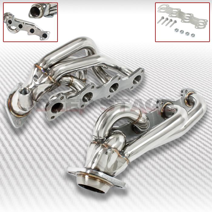 TUBULAR STAINLESS RACING HEADER EXHAUST MANIFOLD EXTRACTOR 97-03 F150 F250 5.4L, US $183.68, image 1