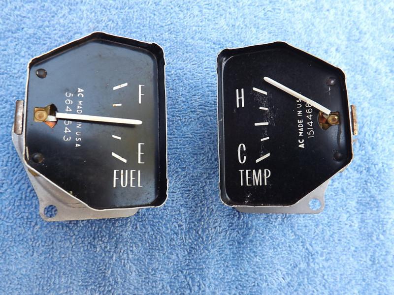 1961 1962 cadillac temperature and fuel gauges