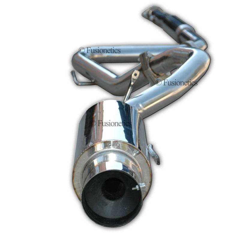 Emusa 1995-1999 mitsubishi 2.5'' catback exhaust system n1 style muffler