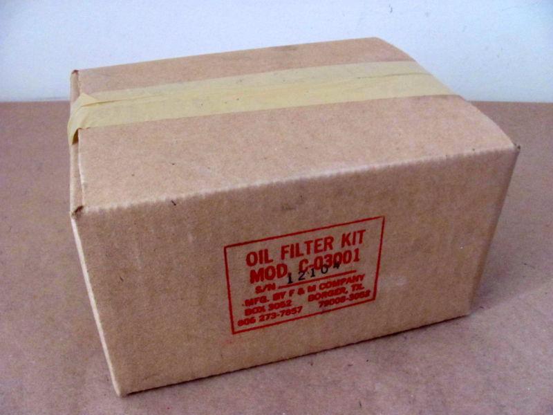 Find Continental Aircraft Engine Oil Filter Adapter Kit NEW in Santa