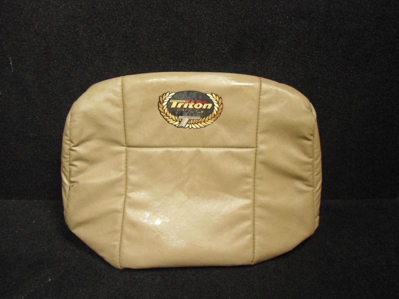 Triton fishing boat top/back folding seat cover (stock # c-lo 26)