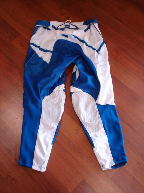 2014 MSR MAXAIR SPLIT Vented Motocross Pants - Size 38 - Blue/White, US $64.50, image 3