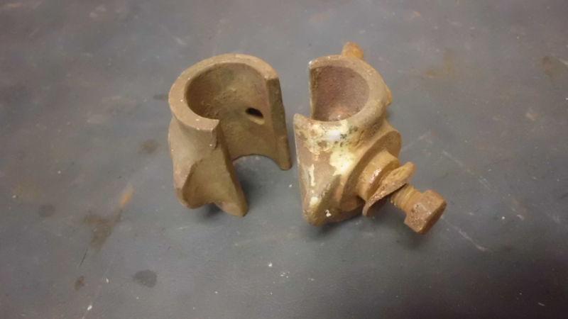 Jeep willys mb gpw wwii original top bow cast pivots rare