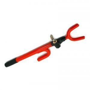 Car/truck steering wheel anti-theft security  hardened lock with 2 keys: bid/buy