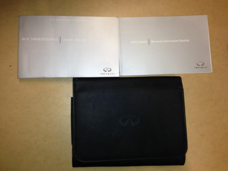Infiniti fx35/fx50 owners manual 2010