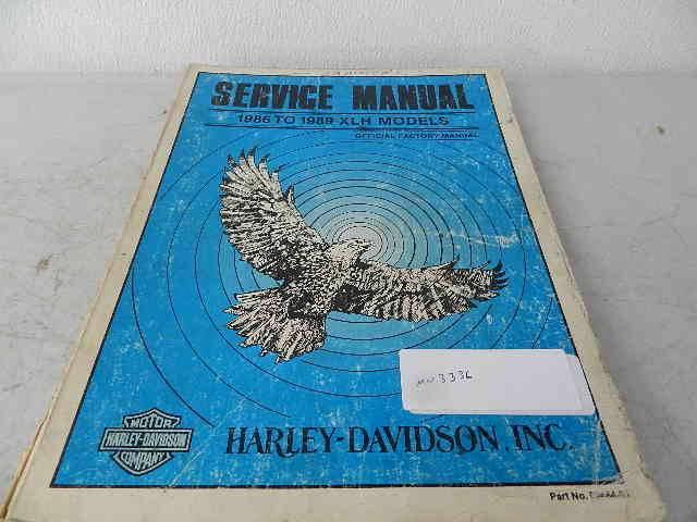 Oem 86-89 harley sportster xlh manual catalog