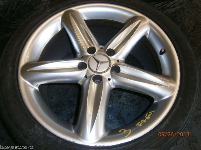 04 mercedes s-class wheel type 230 sl500 18x8-1/2 5 spoke straight