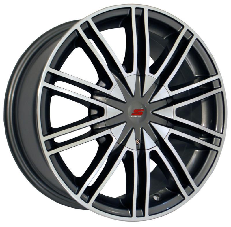 17x7.5 sendel s07 (silver machined) wheel/rim(s) 4x108 4-108 4x4.25 17-7.5