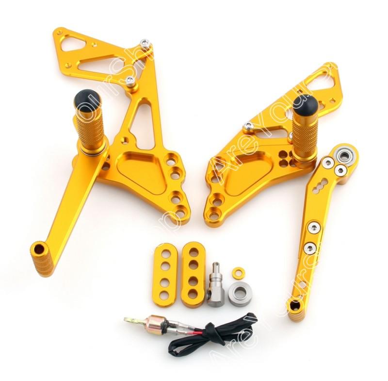 Find Rearset Rear set Suzuki GSXR1000 GSXR 1000 20092010 Gold in Guang