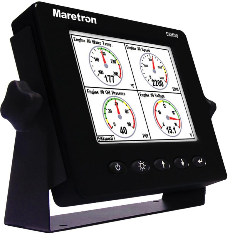 Maretron dsm250-01 multi-function color display - black dsm250-01
