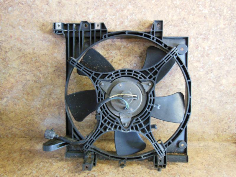 02 03 subaru impreza wrx 2.0 turbo radiator cooling fan assembly oem left side