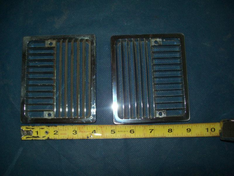 1960 ford lincoln r&l kick panel fresh air grills rat hot rod