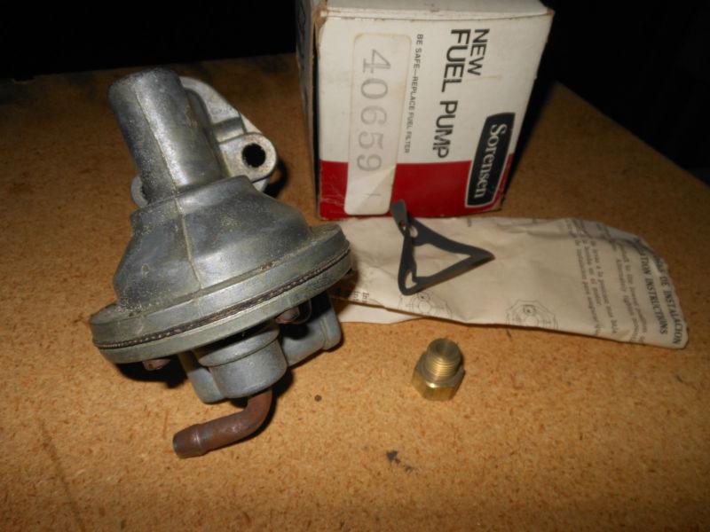 Nos sorensen fuel pump 40659 1968-69 chevrolet corvette 427 ci v8 eng.