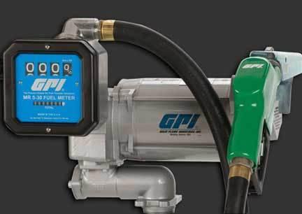 Gpi m-3130-ad/mr 5-30-g8n 115v ac super duty fuel system w/ auto. nozzle-gallons