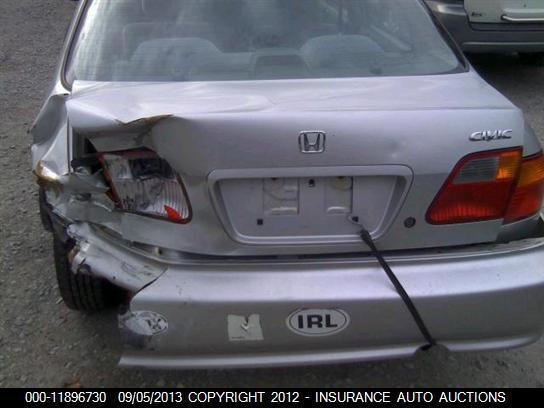 96 97 98 99 00 HONDA CIVIC DRIVER REAR DOOR VENT GLASS SDN 1283100, US $55.00, image 6