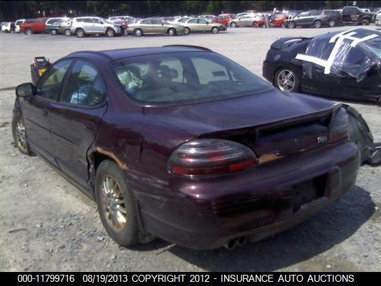 97 98 99 00 01 02 03 grand prix driver rear door vent glass 1285469