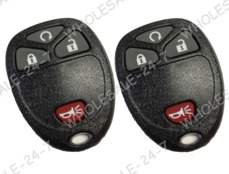 2 new gm keyless entry remote start key fob clicker transmitter beeper 15913421