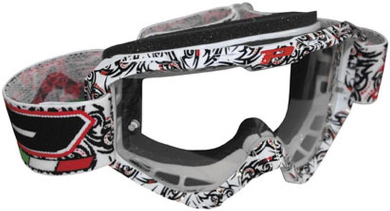 New progrip 3450 tribal 2010 adult goggles, tribal white, one size