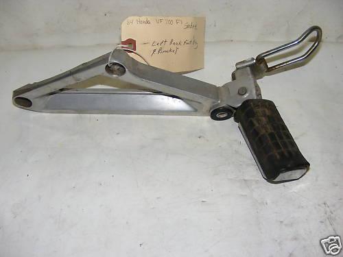84 honda vf700fs sabre rear foot bracket left vf 700