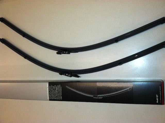 genuine audi q7 wiper blades-front and rear