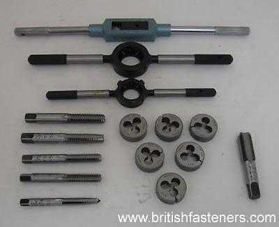 Bsc bscycle bscy cei tap and die set british 26 tpi motorcycle tools