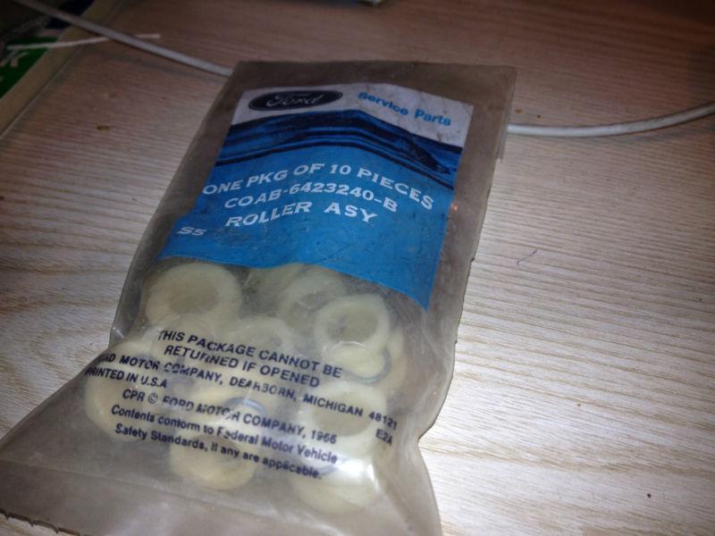 1965 1966 1967 1968 mustang nos window roller assy c0ab-6423240-b gt fastback