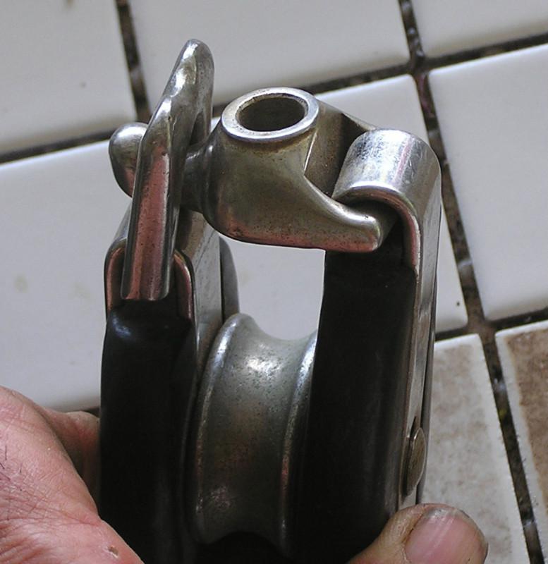 Sell SAILBOAT DECK HARDWARE SNATCH BLOCK N/M NICRO MARINE PARTS 3