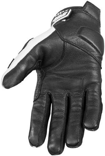 Speed & strength top dead center adult leather/mesh gloves,black/white,small/sm