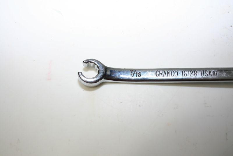 Granco 16128 7/16  inch  Line Flare Nut Wrench engraved little or no use, US $9.99, image 2
