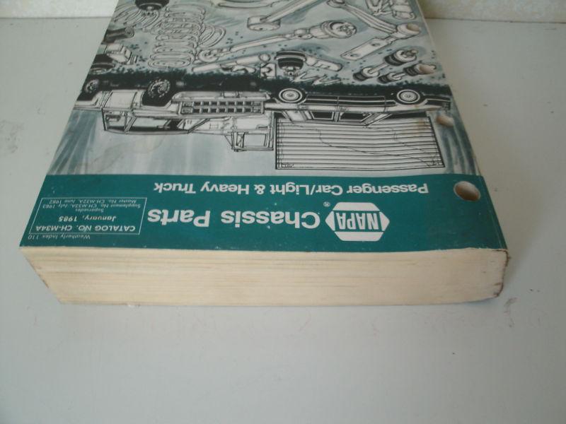 1985 NAPA Chassis Parts MASTER CATALOG - Passenger/trucks catalog no. CH-M34A, US $19.99, image 5