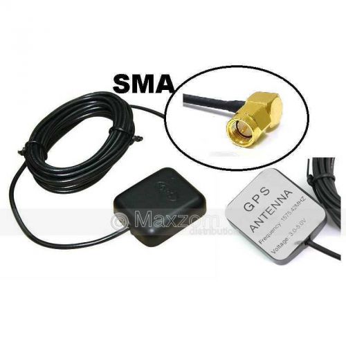 Sma male 3 meter gps aerial cable right angle 1575.42mhz navman rikalin ca
