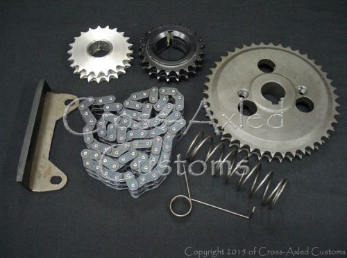 Land rover series ii/iia/iii 2.25l petrol/diesel timing chain &amp; drive gear set