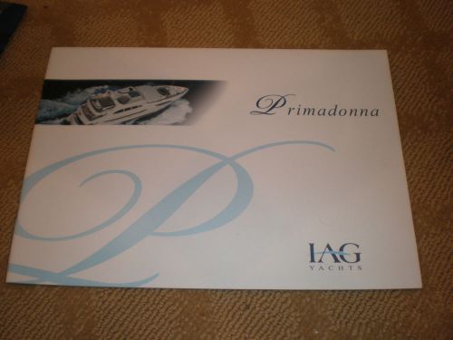 Iag yachts primadonna 127&#039; 6 stateroom motor yacht color marketing brochure
